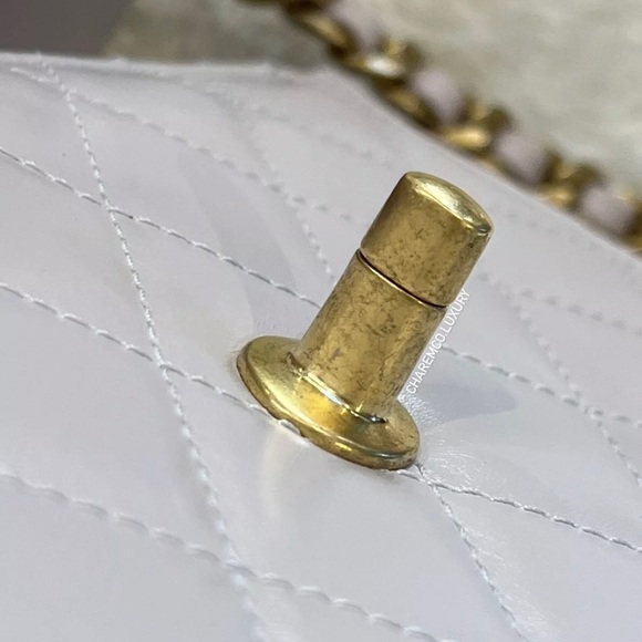 🦄BRAND NEW! 2021 CHANEL COCO Crush Classic Small Violet Clair Purple GHW Bag - Picture 10 of 12